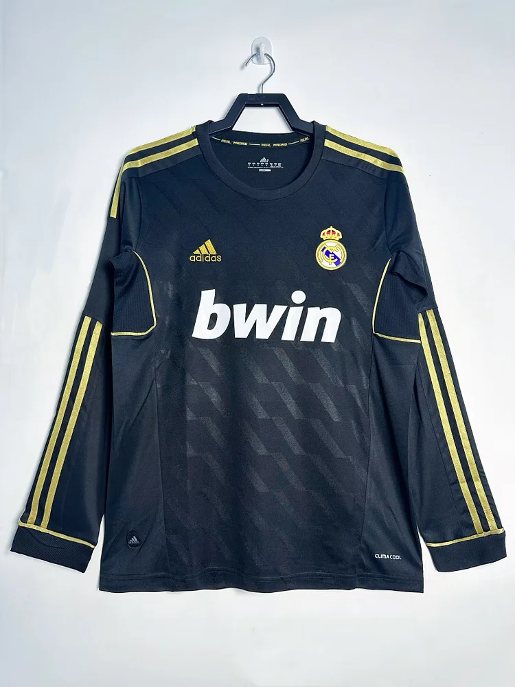 2011-12 Real Madrid Away Long Sleeve Retro Jersey