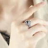 Fashionable 100 Languages I Love You Projection Ring Personalized Opening Couple Ring