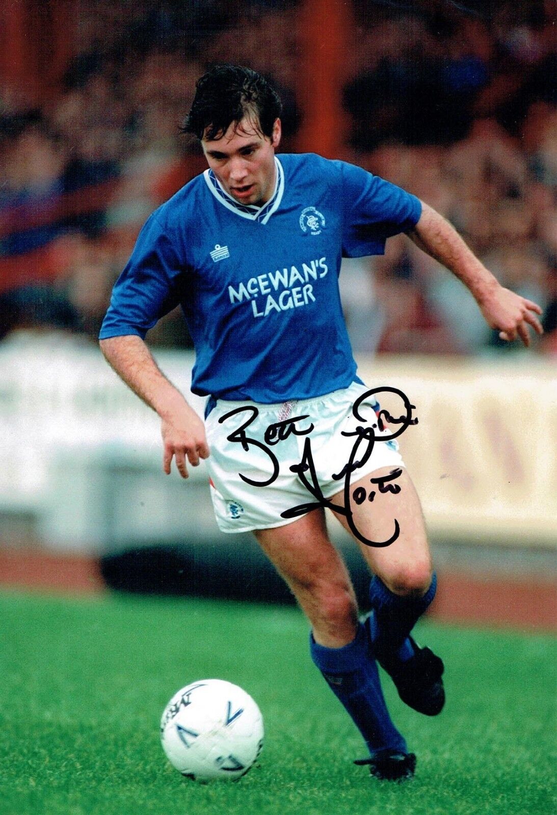 Ally McCOIST SIGNED Autograph 12x8 Rare Photo Poster painting 2 Glasgow Rangers AFTAL COA