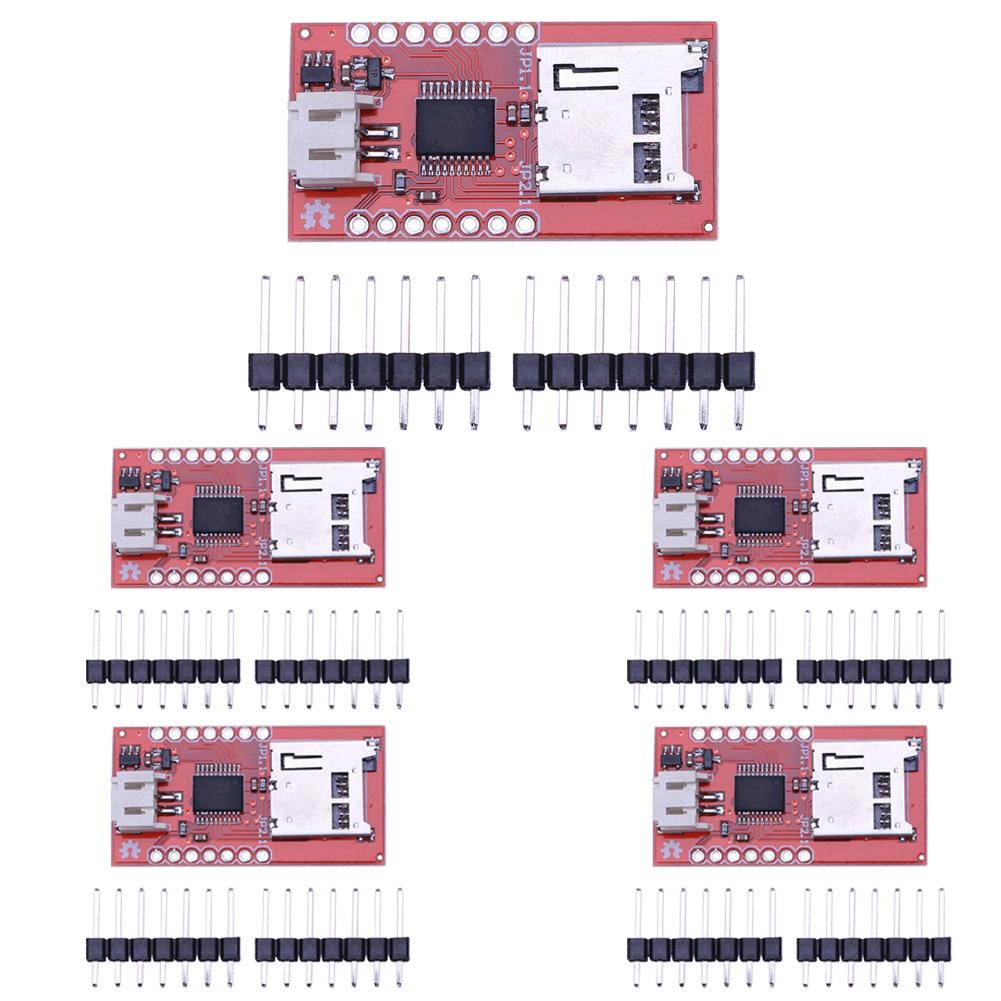 

5Pcs WTV020SD Audio Micro SD Card Sound Module Game Device Audio Module, 501 Original