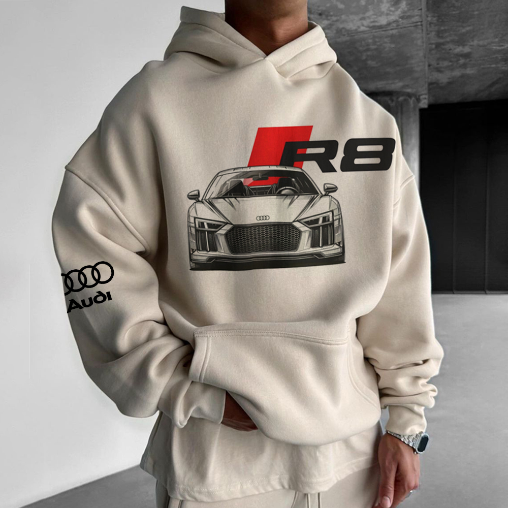 Oversized Unisex Racing Printed Casual Sport Hoodie / TECHWEAR CLUB / Techwear