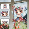 Diamond Painting Fairy Flag Pendant for Home Wall Decor