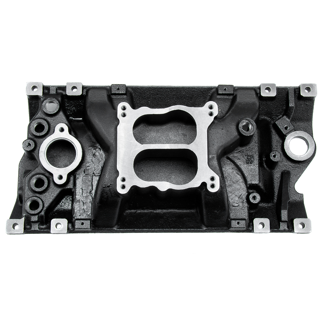 Alloyworks Cast Iron Intake Manifold. 4BBL Vortec 8 Bolt For Mercruiser 5.0L 5.7L 6.2L