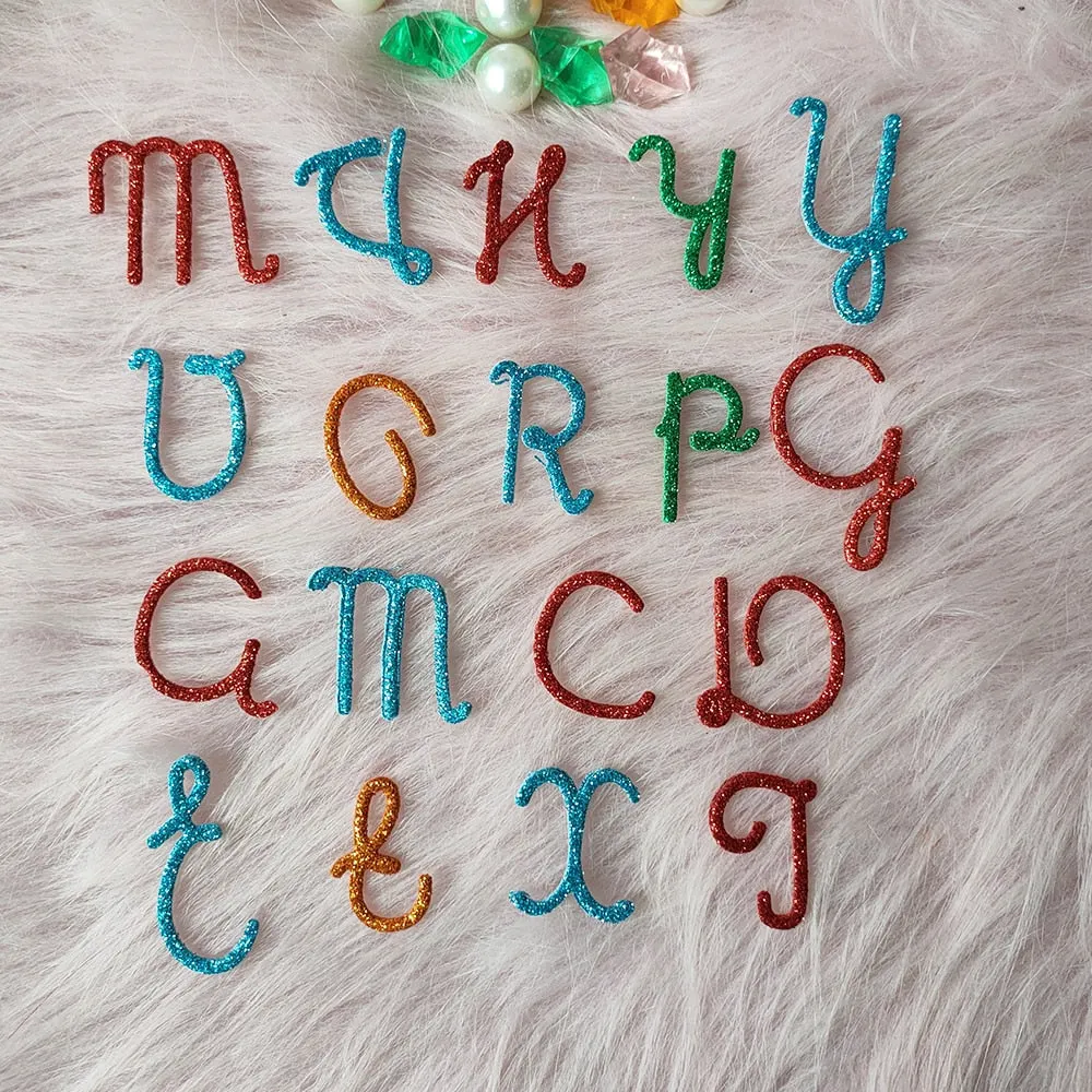 New Cursive alphabet metal cutting die mould scrapbook decoration embossed photo album decoration card making DIY handicrafts