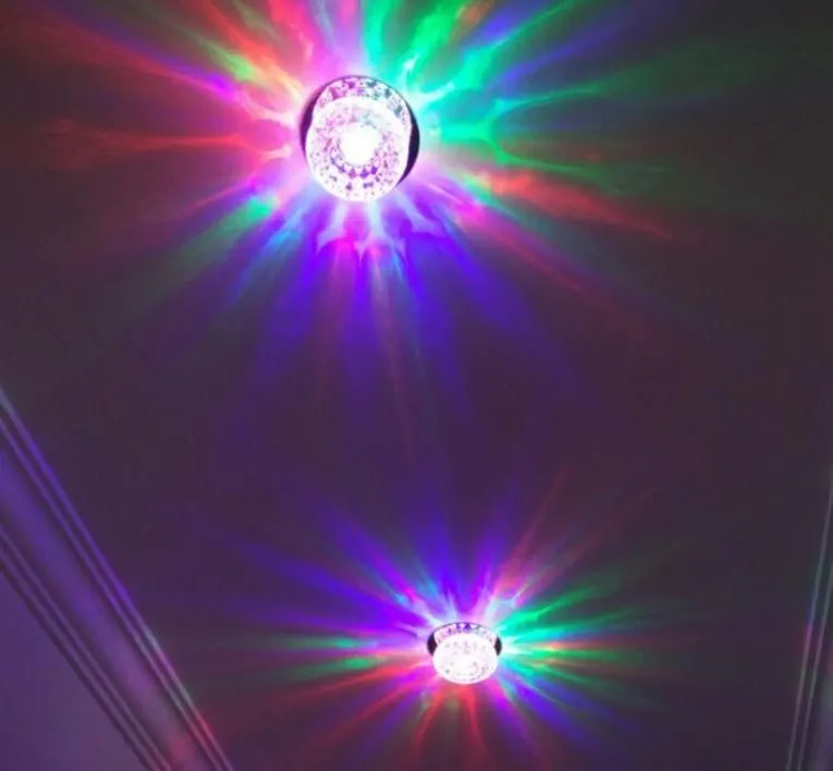 3W/5W Corridor Mirror Ceiling Lamp Aisle Veranda Lighting Down Crystal ...