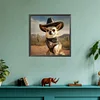 Diamond Painting-DIY Full Round Drill Cowboy Dog