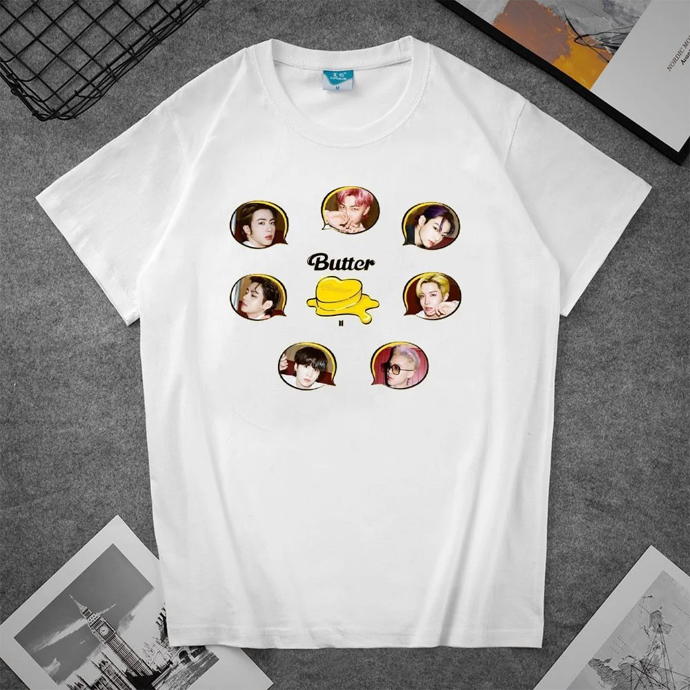 방탄소년단 Butter Album Creative T-shirt