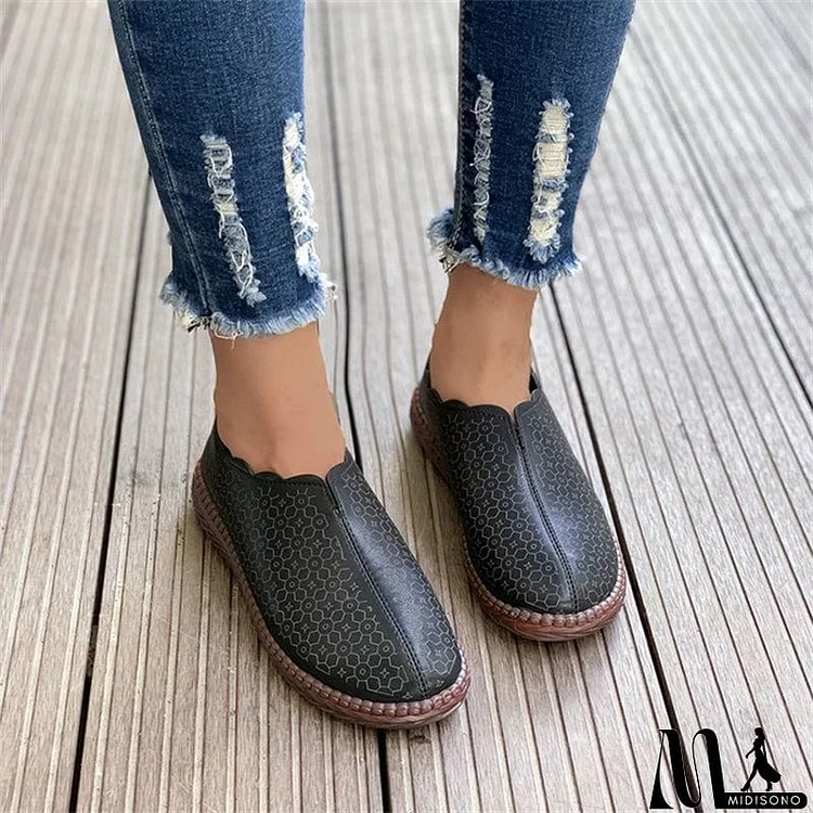 Simple Fashion Middle-aged And Elderly Mothers Loafers