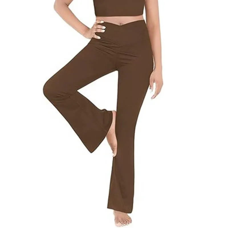 woman pants With Pockets Tummy Control High Waisted Yoga Pants Bootleg Work Pants Dress Pants Workout Pants for Women