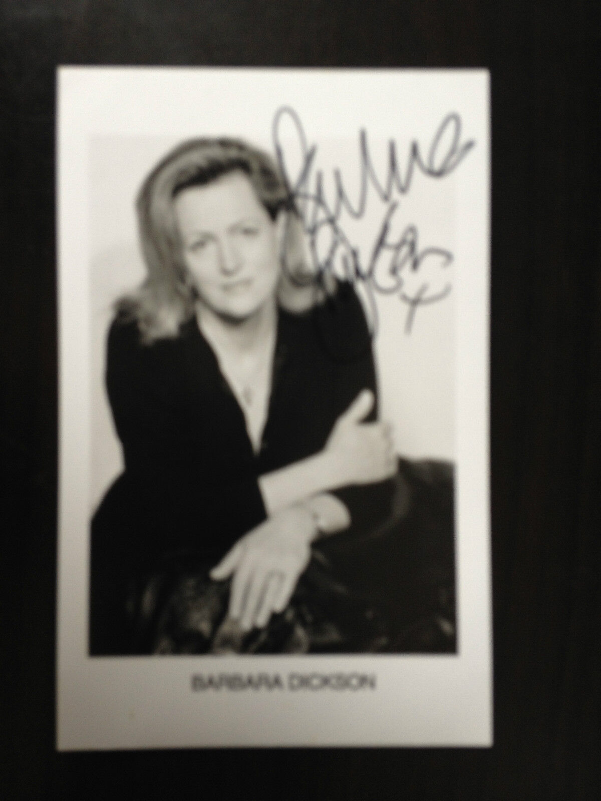 BARBARA DICKSON - CHART TOPPING SINGER & ACTRESS - SIGNED COLOUR Photo Poster paintingGRAPH