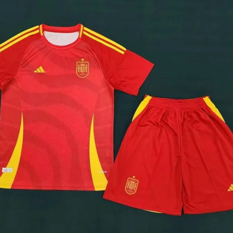 2024 Kids Spain Soccer Jersey Home