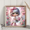 Diamond Painting-DIY Full Round Drill Cute Girl