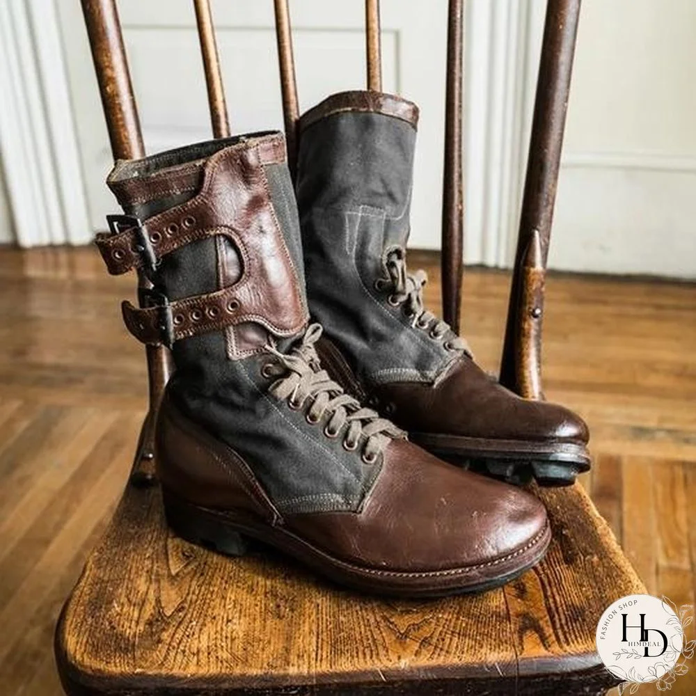 Original Design Leather Army Boots