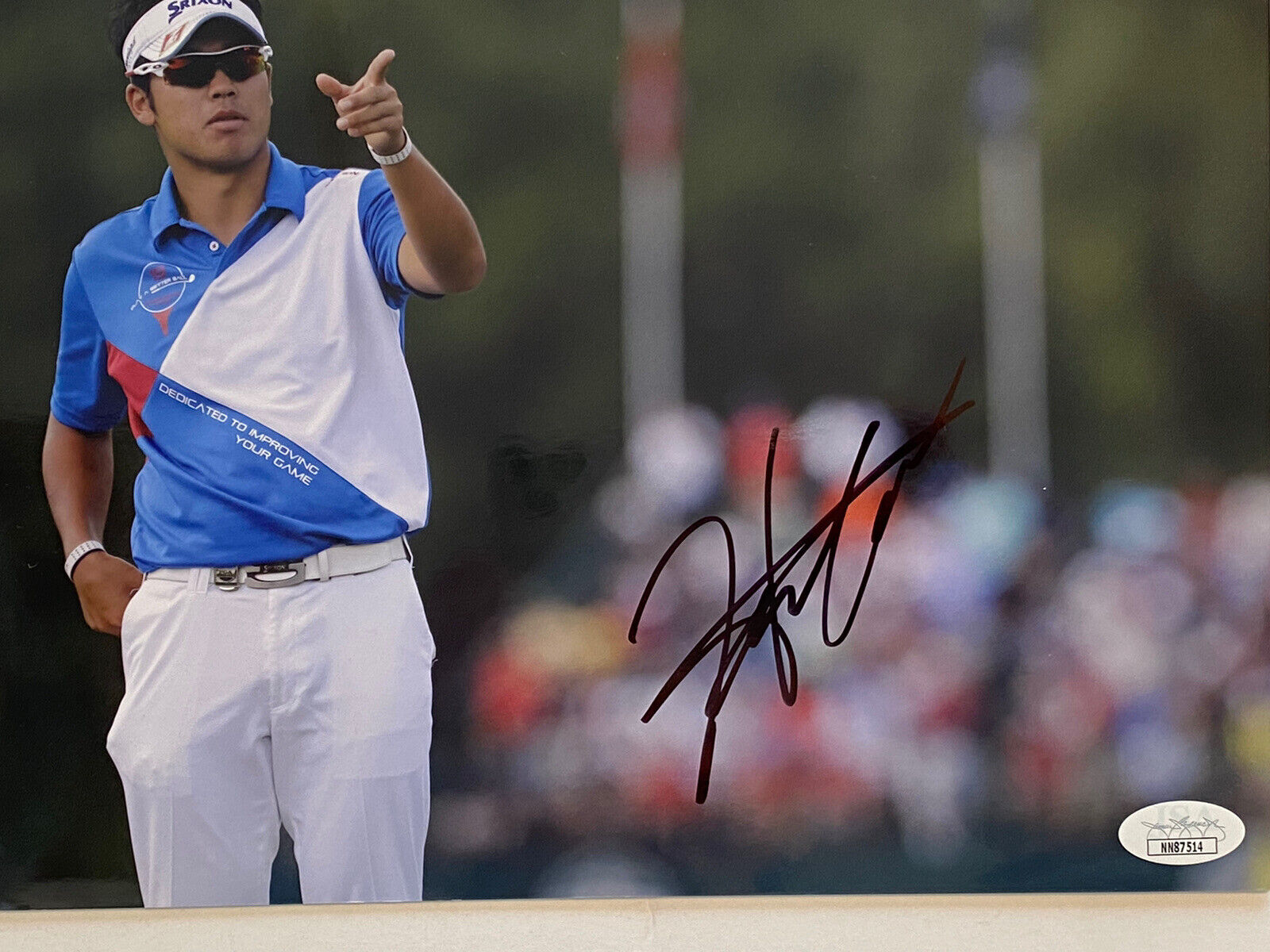 HIDEKI MATSUYAMA MASTERS OPEN PGA TOUR GOLF 8x10 Photo Poster painting Jsa Coa Signed Autograph