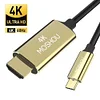 MOSHOU USB C to HDMI 2.1 Cable 8K@60Hz 4K@144Hz Type C to HDMI 8K Braided Cord HDCP2.3 HDR DSC for MacBook Pro Samsung HP Dell SIKAI CASE