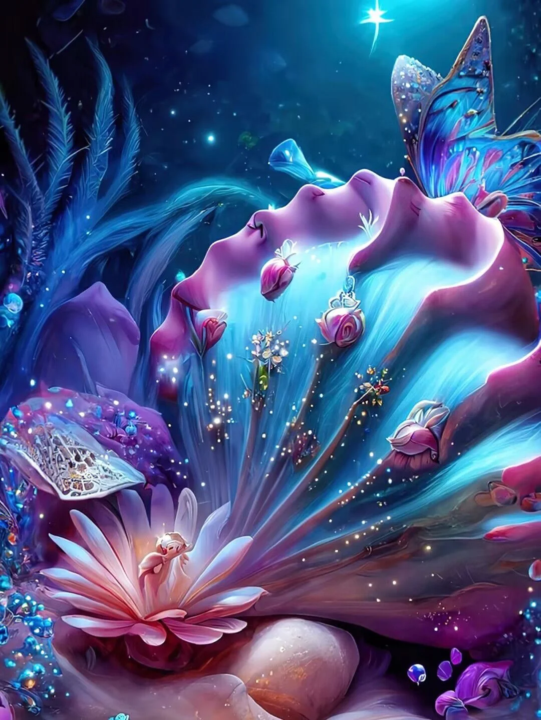 Diamond Painting - Full Round/Square Drill - Dream Conch (30*40 - 50*60cm)