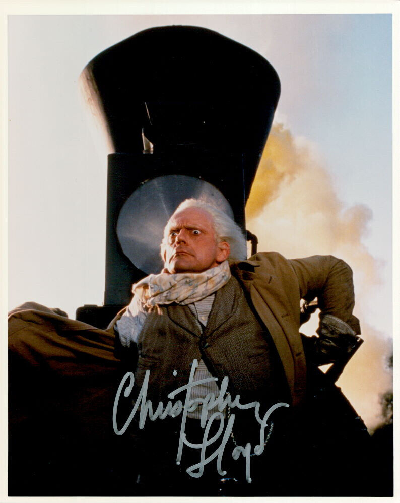 Christopher Lloyd signed authentic 8x10 Photo Poster painting COA