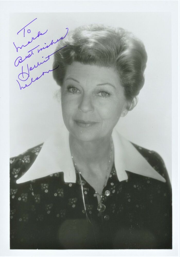 HARRIET NELSON Signed Photo Poster painting - Ozzie & Harriet