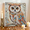 Framed Diamond Painting - Special Shaped - Owl(25x25cm)