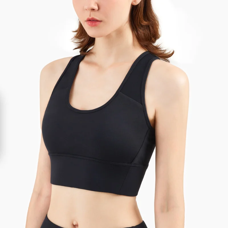 black crop top bra
