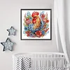 Diamond Painting-DIY Crystal Rhinestone Flower Rooster