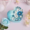 Flower DIY Diamond Painting Heart-Shaped Jewelry Box Decorative Storage Case