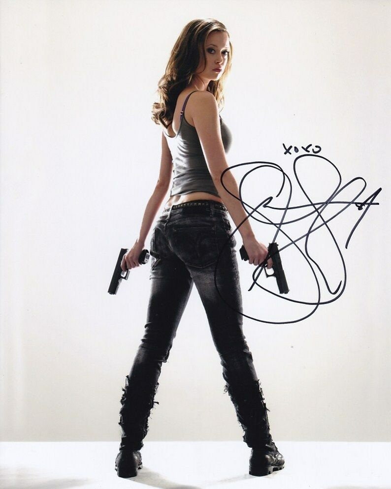 Summer glau signed autographed terminator cameron phillips Photo Poster painting