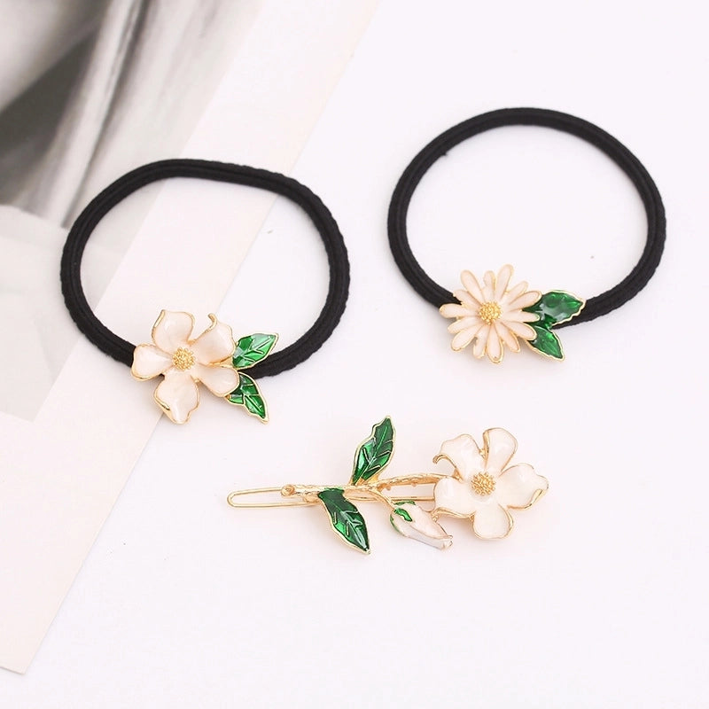 Women's Minimalist Korean Style IG Style Flower Alloy Hair Clip Hair Tie