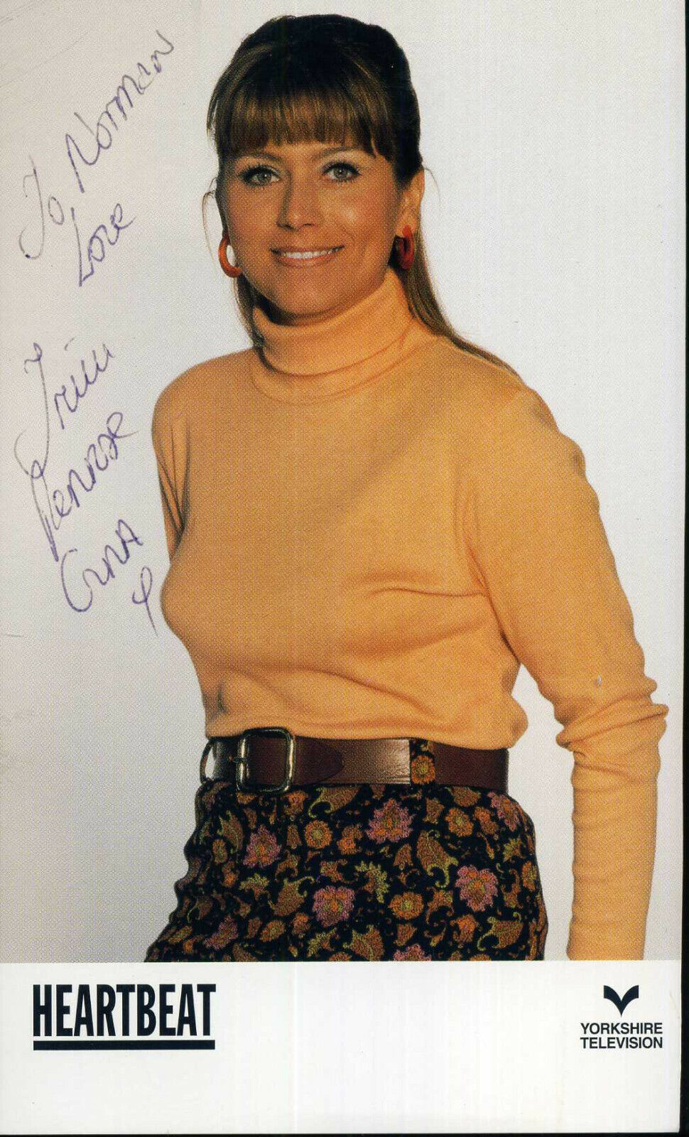 TRICIA PENROSE Signed Photo Poster paintinggraph - TV / Film Actress HEARTBEAT Gina - preprint