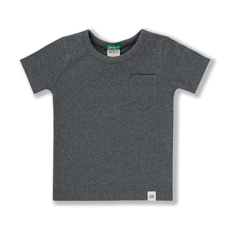 Charcoal Short Sleeve Pocket Shirt