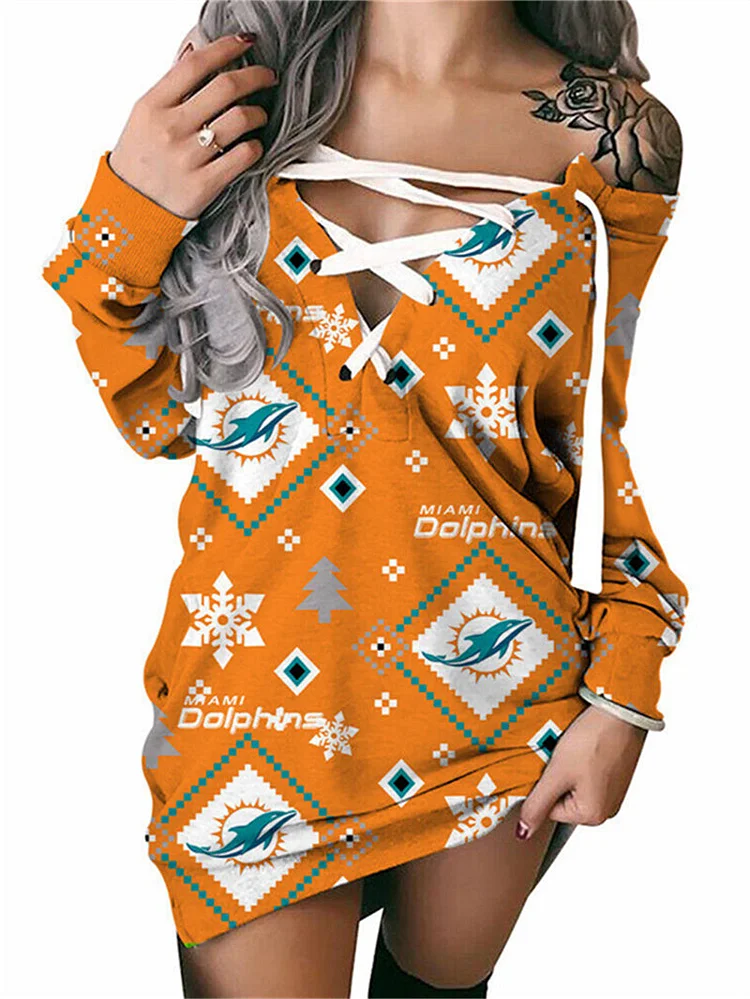 Miami Dolphins
Limited Edition Lace-up Sweatshirt