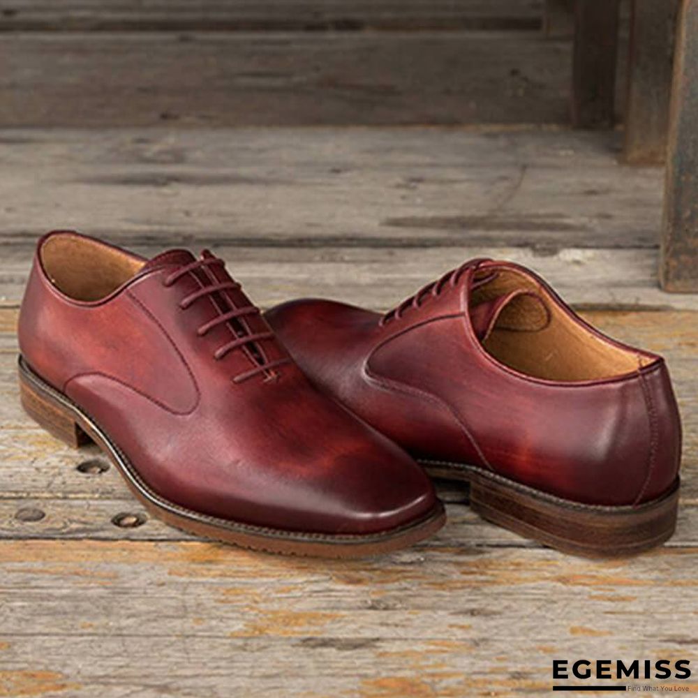 Men's Business Casual Oxford Leather Shoes | EGEMISS