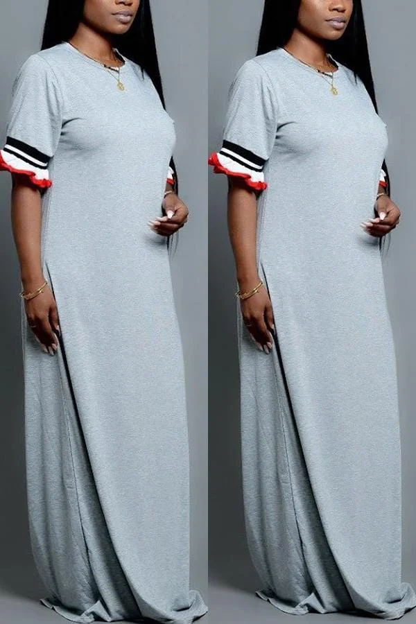 Fashion Casual Round Neck Loose Dress