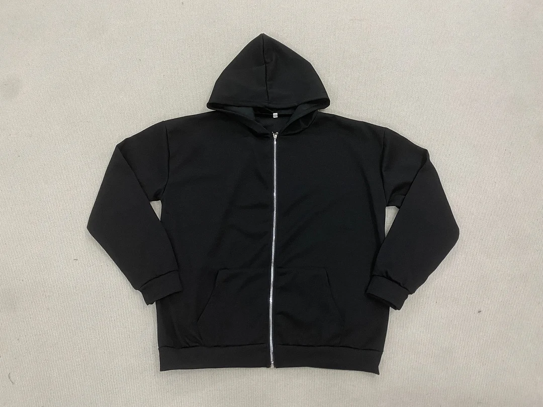 Athvotar Athvotar Autumn And Winter New Hooded Jacket Two-Sided Pattern Retro Leopard Zipper Hoodie Loose Personality Top