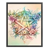 Flower Pentagram-11CT Stamped Cross Stitch 50*60cm/19.69*23.62in(Big Size)