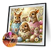 Diamond Painting -DIY Round Drill Easter Bunny