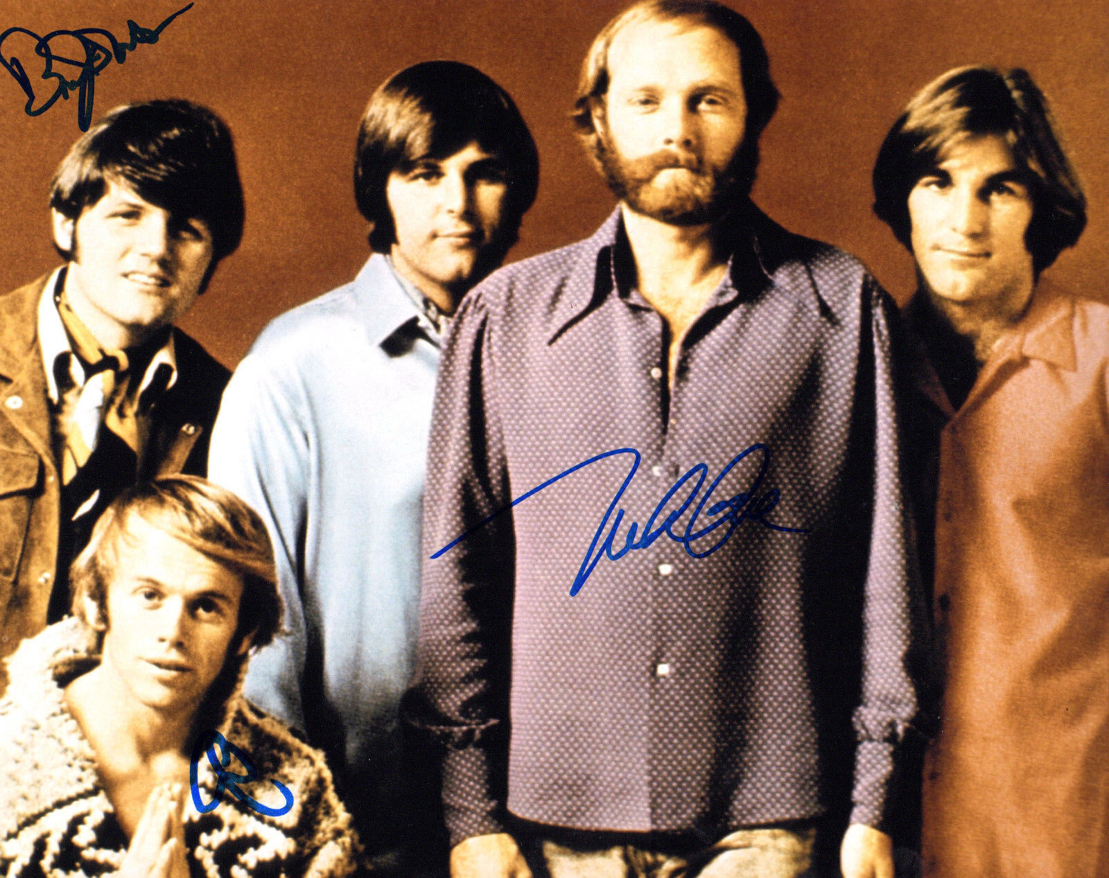 GFA Love, Bruce & Jardine * THE BEACH BOYS * Signed 8x10 Photo Poster painting PROOF B5 COA