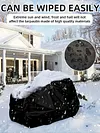 Lawn Mower Cover 210D Oxford Cloth Waterproof Dust Cover for Outdoor Garden