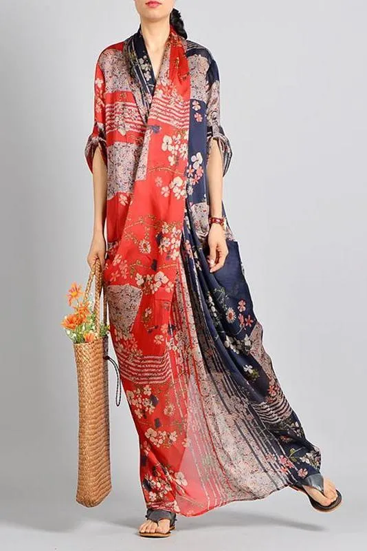 TESND395A-MULTI - Tencel Blend Graphic Print Dress main image 0
