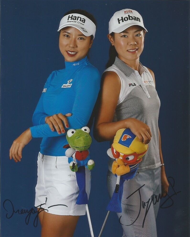 LPGA Hee Young Park Ju Young Park Dual Autographed Signed 8x10 Photo Poster painting COA AA