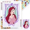 Disney Princess Ariel-Full Square Diamond Painting 30*40CM