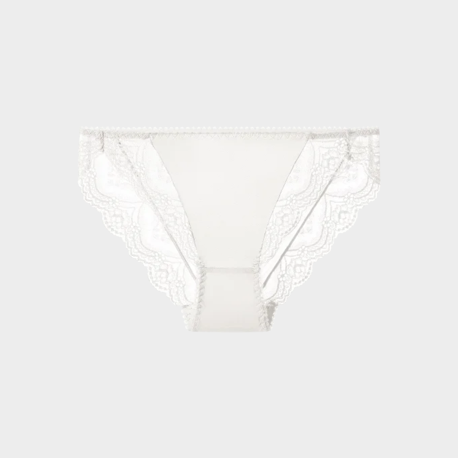 100 Silk with Lace Mid Waisted Briefs for Women REAL SILK LIFE