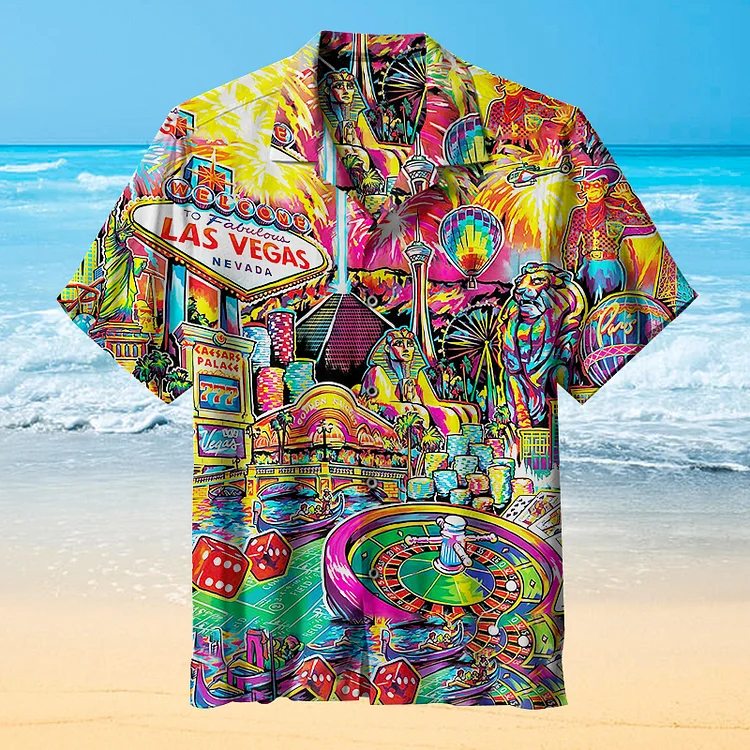 Greetings From: Las Vegas Hawaiian Shirt