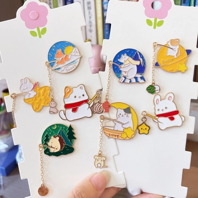 Cartoon Style Cute Pin Animal Zinc Alloy Plating Unisex Brooches