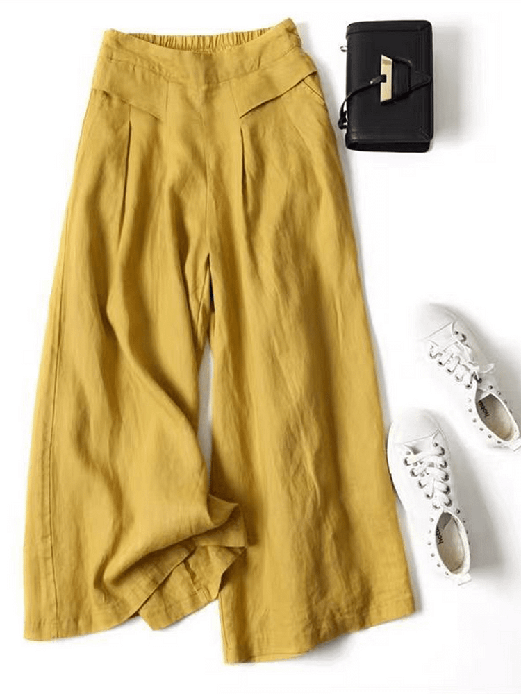 Women's Loose Cotton And Linen Casual Leggings