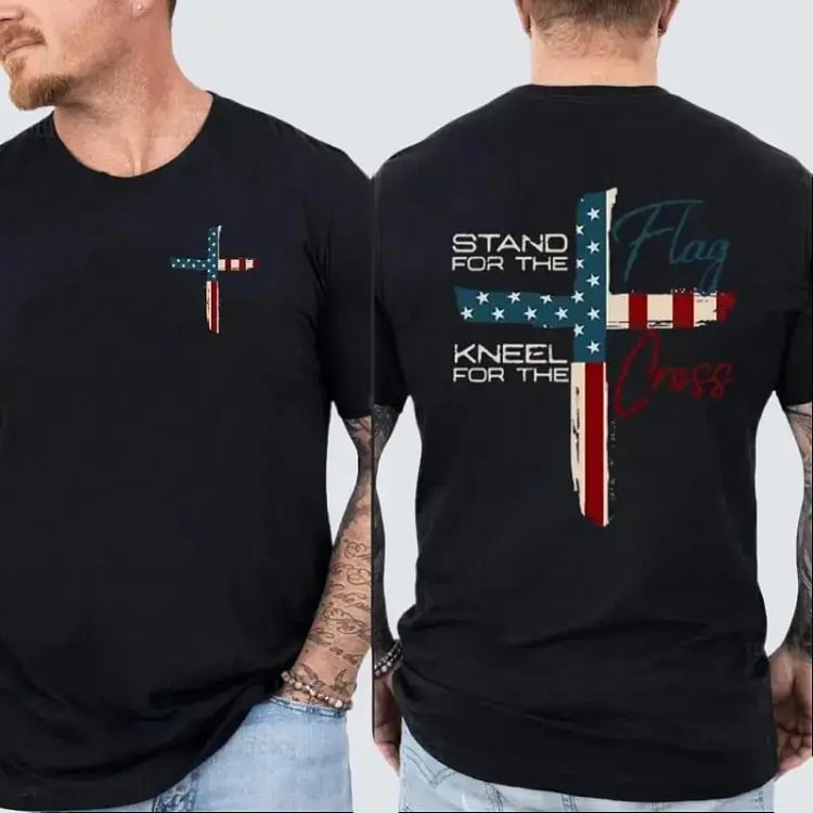 Patriotic Christian Cross Shirt, Hoodie & Sweatshirt