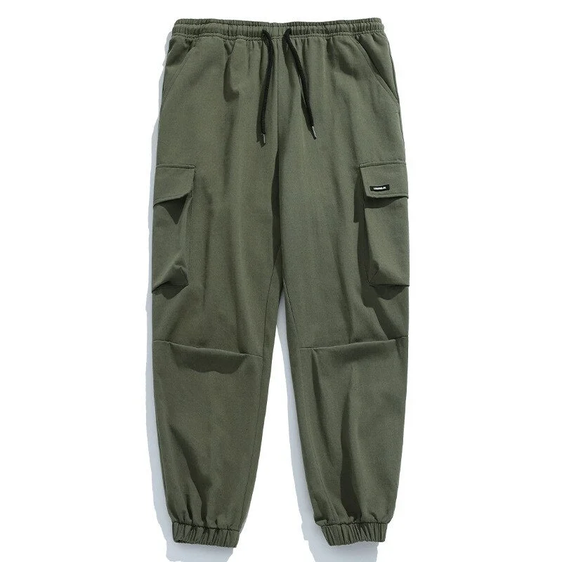 Aonga Men's Cargo Pants  New Fashion Loose Big Pocket Joggings Military Pants Men Streetwear Casual Classic Trousers Men Autumn aonga