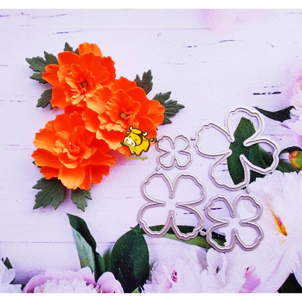 Beautiful Many Flower Series Metal Cutting Dies Stencil Template For DIY Scrapbooking Embossing Paper Cards Album Making Dies