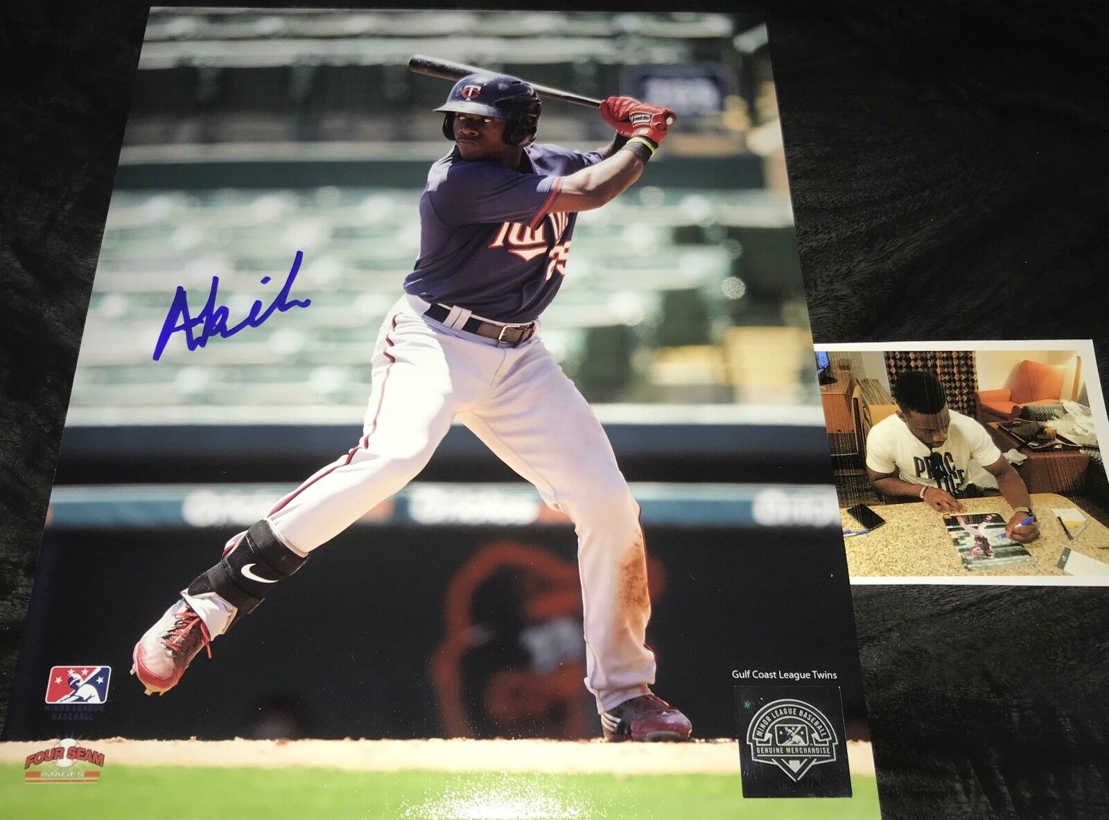 Akil Baddoo Minnesota Twins Autographed Signed 8x10 Photo Poster painting _