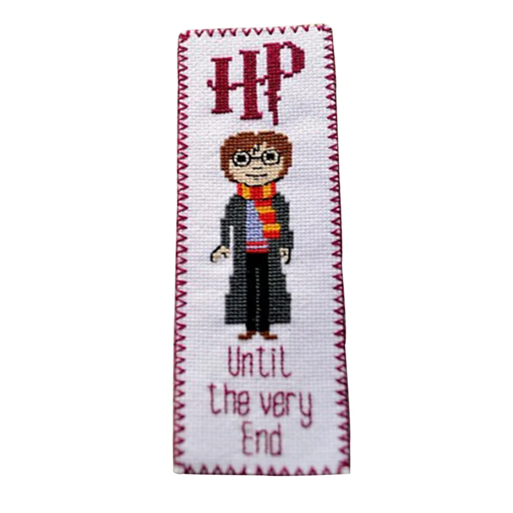 14ct 2-Strand Double-sided Counted Cross Stitch Bookmark - Boy(18*6cm)